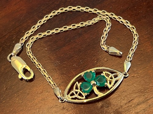 Irish 14ct gold shamrock