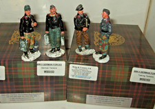 Reduced Start-Clearance, X4 King & Country German Tank Crewmen at Rest in 1:30