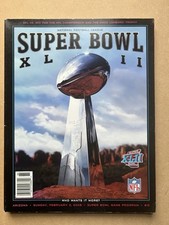 Super Bowl XLII 42 NFL Programme Patriots Giants US EDITION