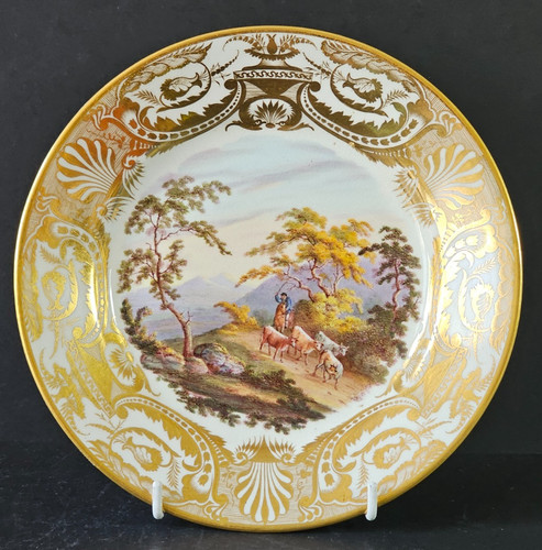Antique derby plate near - antique,