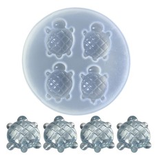 Fondant Chocolate Mould Cute Small Turtle Shaped Resin Mold Baking Tool Nonstick