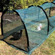 5x1x1m H Chicken Run Coop & Pet Protection Tunnel Anti Avianflu Bird Netting