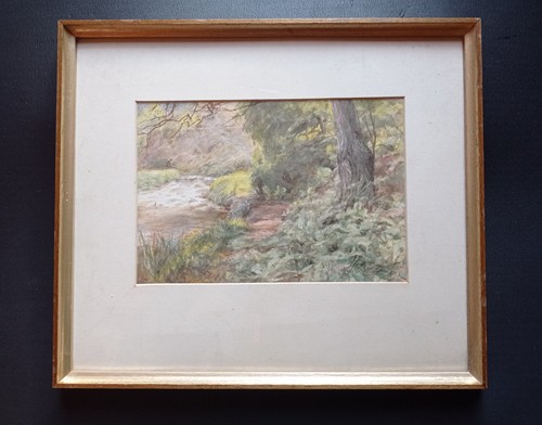 Old original watercolour - old,