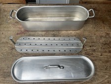 Classique Silver Aluminium Salmon Poacher /Fish Kettle
