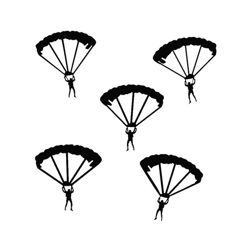 Parachute army solider - parachute, raf
