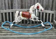 Vintage Triang Mid Century Tin Plate Rocking Horse (PROJECT) 
