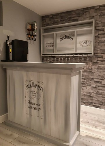 Home reclaimed modern - reclaimed, bar