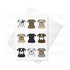 XL Bully card, XL Bully Dog