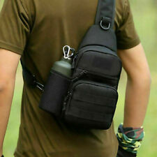 Men Small Chest Bag Pack Travel Sport Shoulder Sling Backpack Cross Body Outdoor