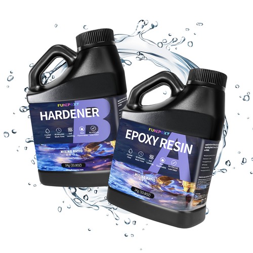 Epoxy resin kit crystal - 2l,