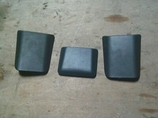 CORSA D REAR SEAT PLASTIC BRACKET COVERS x3