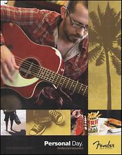 Fender Sonoran SCE Acoustic Guitar 8 x 11 advertisement 2011 ad print