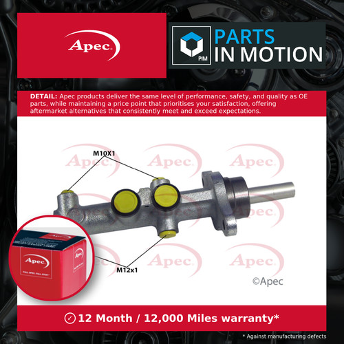 Brake master cylinder - master, fits