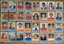 32 UNUSED PANINI EUROPA 80 STICKERS VARIOUS PLAYERS ALL DIFFERENT