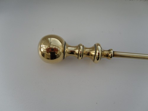 Brass poker 70cm long - brass,