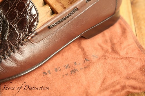 Mezlan genuine brown crocodile - mezlan,