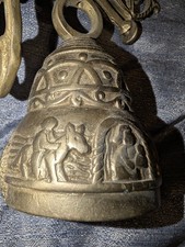 Vtg Brass Wall Mount Hanging