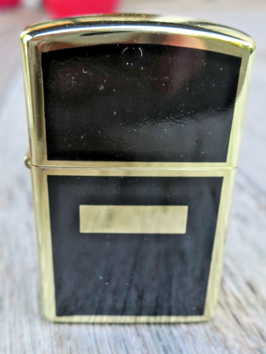 Hadson black enamel gold - black,