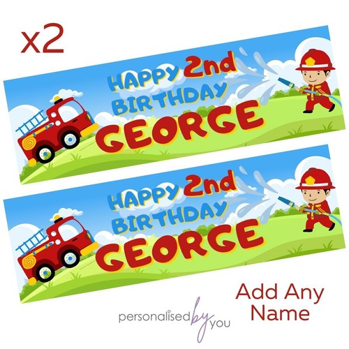 Personalised fire engine - personalised,