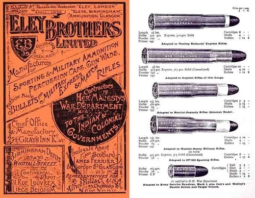 Eley 1892 ammunition catalog - ammunition,