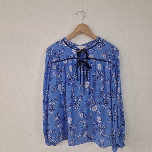 Per una blue floral - per, viscose