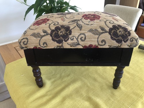 Vintage style footstool - vintage,
