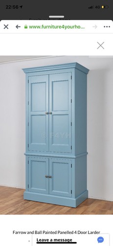 Solid wood larder cupboard - larder,