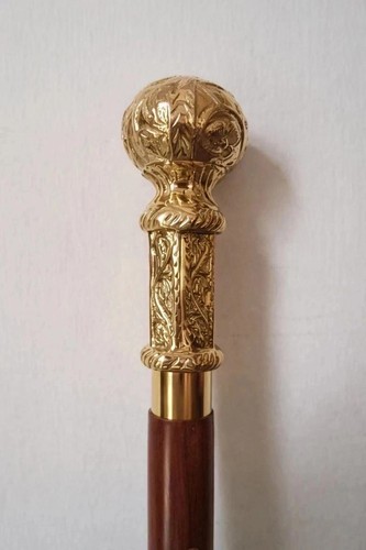 Vintage wooden walking - wooden, stick