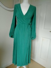 H&M Green Plisse/Pleated