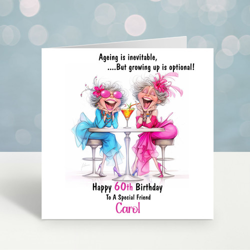 Personalised birthday card - personalised,