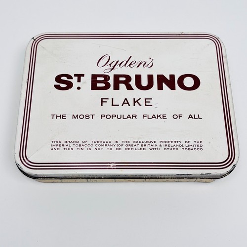 Bruno tobacco tin ogdens - st,