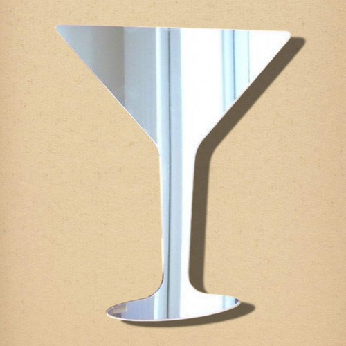Martini glass shaped wall - martini,