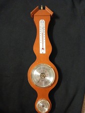 Barometer Banjo Style Wooden