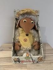 RARE 1998 Madame Cholet Womble Golden Bear Soft Toy Plush Elisabeth Beresford