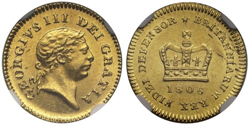 George iii 1806 third guinea - george,