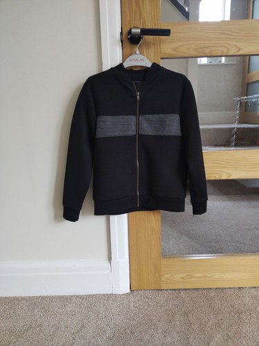 Boys black jacket age 10 - black, 9-10