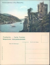 Burg Rheinstein and Rhine river Assmannshausen Ottmar Zieher Landscapes