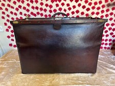 Large vintage pig skin leather