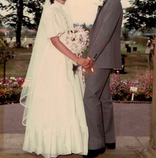 Vintage John Charles Wedding dress 1982 size 12 (More like Size 10)