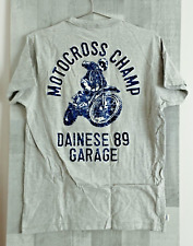 Dainese Vintage T Shirt Italian Made Size Medium 40" Single Stitch Motor Racing