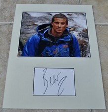 Bear Grylls Signed Card