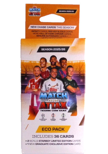 Topps match attax - match, 2025/26