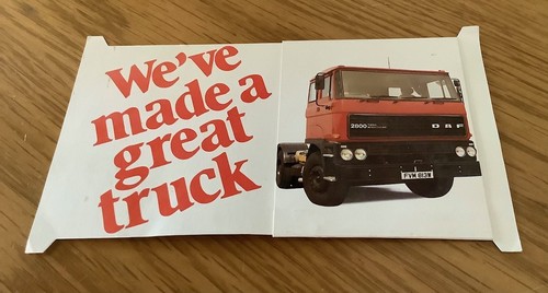 Rare daf trucks 2800 model - rare,