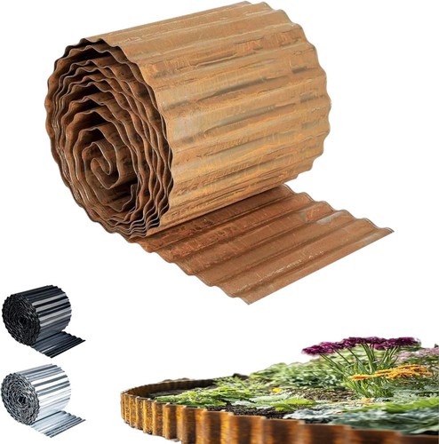 Corten lawn edging border - lawn,