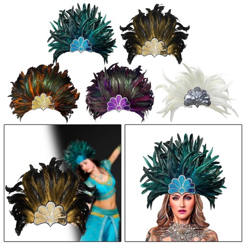 Feather headdress head - feather,