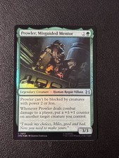 0017 Prowler, Misguided Mentor - Uncommon - FOIL - Spider-Man Eternal SPE - MTG