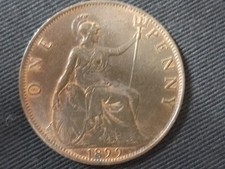 1899 Queen Victoria One Penny.