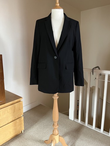 Blazer womens size s black - h&m,