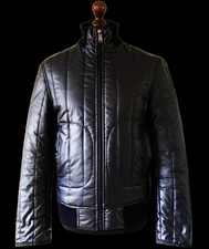 DSQUARED2 LEATHER Bomber Motorcycle Biker Flight Flying Sports Pilot Jacket Coat