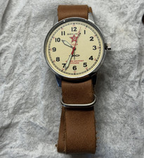 Soviet Watch POBEDA - "Pilot"! USSR Wristwatch Red Star Air Force Rare